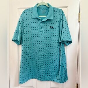 Under Armour Blue Performance Polo Shirt